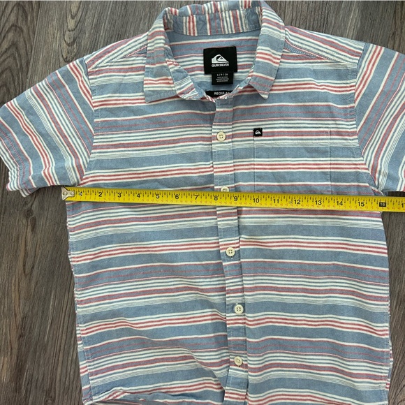 Quiksilver Boys button down Shirt size S 8-10 - Picture 4 of 7